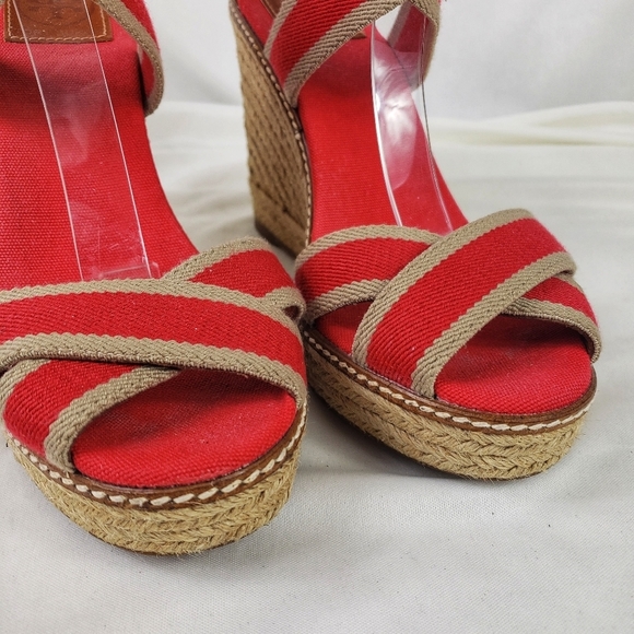 Tory Burch Adonis Espadrille Wedge Sandal - Picture 3 of 12